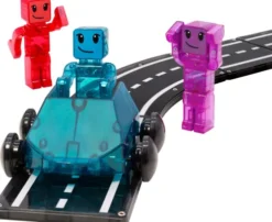 Magna-Tiles - Dashers Biler Og Figurer Magnetsæt - 6 Dele
