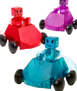 Magna-Tiles - Dashers Biler Og Figurer Magnetsæt - 6 Dele