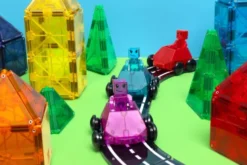 Magna-Tiles - Dashers Biler Og Figurer Magnetsæt - 6 Dele