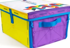 Magna-Tiles - 2-I-1 Legemåtte Og Opbevaringskasse