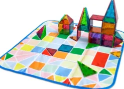 Magna-Tiles - 2-I-1 Legemåtte Og Opbevaringskasse
