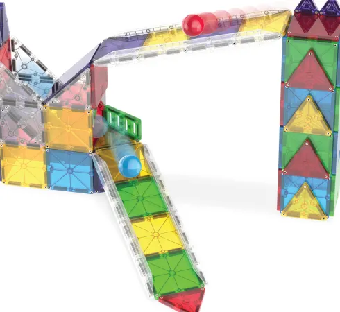 Magna-Tiles Kuglebane - Deluxe Rail Racers - 90 Dele