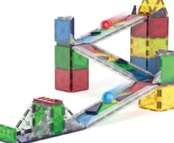 Magna-Tiles Kuglebane - Deluxe Rail Racers - 90 Dele