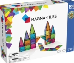 Magna-Tiles - Magnetsæt - Clear - 100 Dele