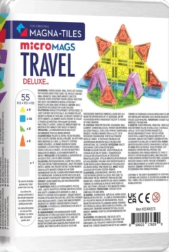 Magna-Tiles Micromags - Deluxe Rejsesæt I Æske - 55 Dele