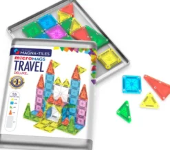 Magna-Tiles Micromags - Deluxe Rejsesæt I Æske - 55 Dele