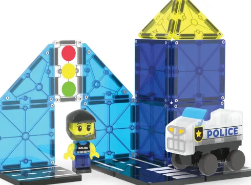 Magna-Tiles Politipatrulje - 20 Dele