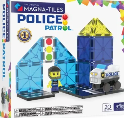 Magna-Tiles Politipatrulje - 20 Dele