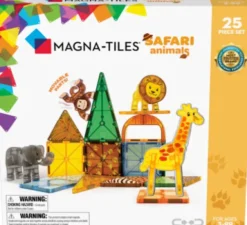 Magna-Tiles - Safari Dyr Magnetsæt - 25 Dele
