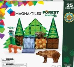 Magna-Tiles - Skovens Dyr Magnetsæt - 25 Dele