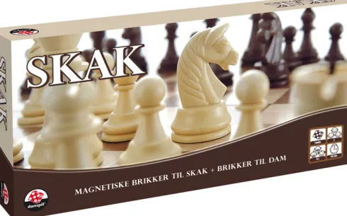 Magnetiske Skak Og Dam Brikker
