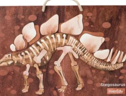 Magnetisk Legetøj - Dinosaurs - Engelsk - Mieredu