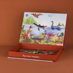 Magnetisk Legetøj - Dinosaurs - Engelsk - Mieredu