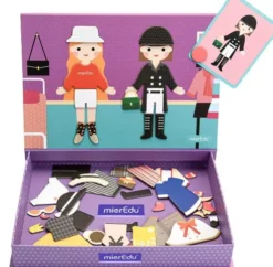 Magnetisk Legetøj - Kunst Box - Påklædning - Mieredu