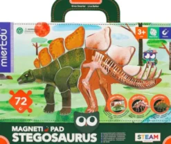 Magnetisk Legetøj Med Tavle - Stegosaurus - Mieredu