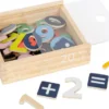 Magnet Tal Og Regnetegn I Træ - Farvet - 40 Stk - Small Foot