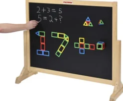 Magnet Tavle Til Børn - Whiteboard Og Kridttavle