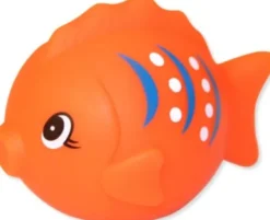 Magni - Badefisk - Orange Fisk Med Lys