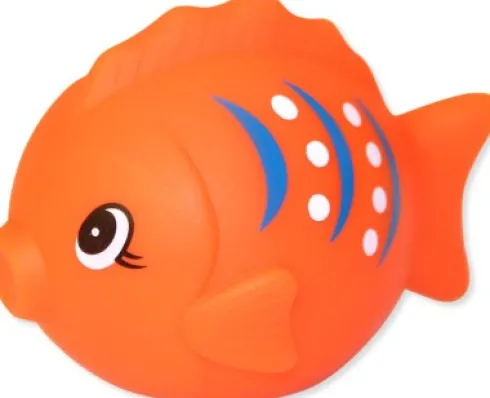 Magni - Badefisk - Orange Fisk Med Lys