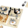 Magni - 2-I-1 Ludo Og Kryds Og Bolle Sæt - Træ