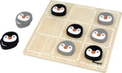 Magni - 2-I-1 Ludo Og Kryds Og Bolle Sæt - Træ