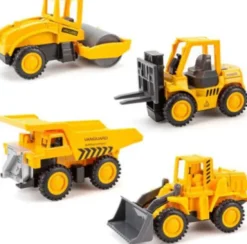 Magni - Legetøjs Arbejdsbil I Metal - Assorteret