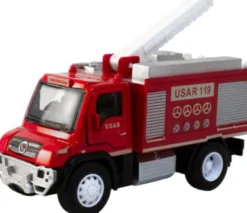 Magni - Legetøjs Brandbil Med Pull-Back - Model 3
