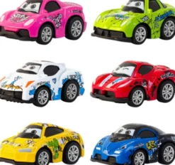 Magni - Legetøjs Racerbil Med Dobbelt Pull-Back - Assorteret - 1 Stk