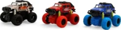 Magni - Monster Truck Friktions Legetøjsbil I Metal - Assorteret