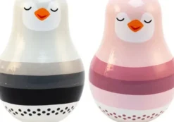 Magni - Pingvin Tumling Figur - Mat Grå - Assorteret