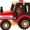 Magni - Traktor Legetøj I Træ - Rød