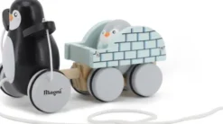 Magni - Trækdyr Pingvin - Med Iglo Og Æg