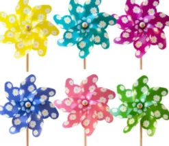Magni - Vindmølle Legetøj - Blomster - Assorteret