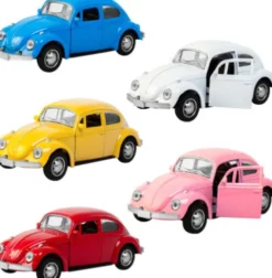 Magni - Vw Folkevogn Bil Med Pull-Back - Assorteret - 1 Stk