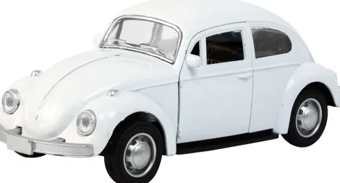 Magni - Vw Folkevogn Bil Med Pull-Back - Assorteret - 1 Stk