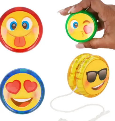 Magni - Yo-Yo Med Smiley Og Lys - Assorteret - 1 Stk