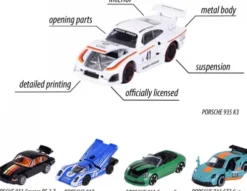 Majorette - Porsche Edition Gaveæske - 5 Biler