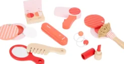Make-Up Og Frisør Kuffert Sæt Med Tilbehør - Retro - Small Foot