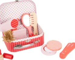 Make-Up Og Frisør Kuffert Sæt Med Tilbehør - Retro - Small Foot