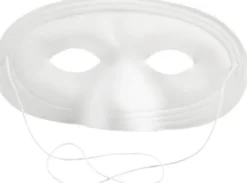 Mal Selv Maske - Halvmaske - Hvid - 12 Stk
