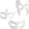 Mal Selv Masker - Teatermasker - Hvid - 12 Stk