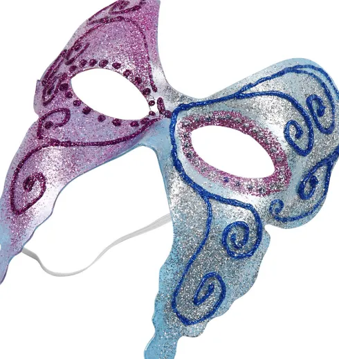 Mal Selv Masker - Teatermasker - Hvid - 12 Stk