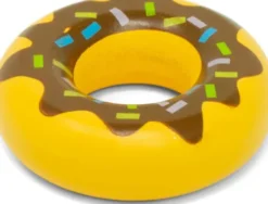 Mamamemo - Donut Med Brun Glasur - Legemad I Træ