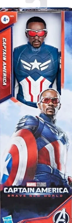 Marvel - Captain America Titan Hero Figur - Brave - Hasbro F92765