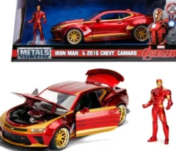 Marvel - Metals Iron Man & 2016 Chevy Camaro - 1:24 - Jada