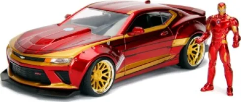 Marvel - Metals Iron Man & 2016 Chevy Camaro - 1:24 - Jada
