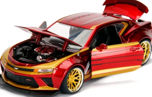 Marvel - Metals Iron Man & 2016 Chevy Camaro - 1:24 - Jada