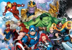Marvel Puslespil - Avengers - Super Color - Clementoni - 104 Brikker