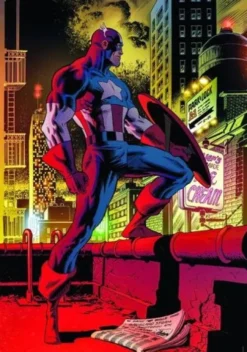 Marvel Puslespil - Captain America - 1000 Brikker - Clementoni