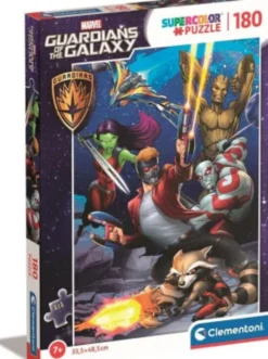 Marvel Puslespil - Guardians - Super Color - Clementoni - 180 Brikker